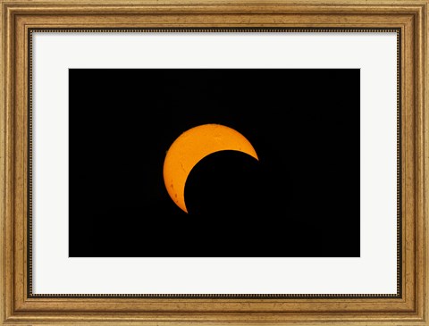 Framed Partial Solar Eclipse (2012) Print