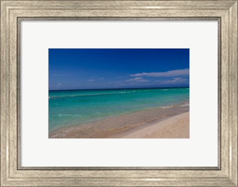 Framed Water and beaches of Cuba, Varadero Print