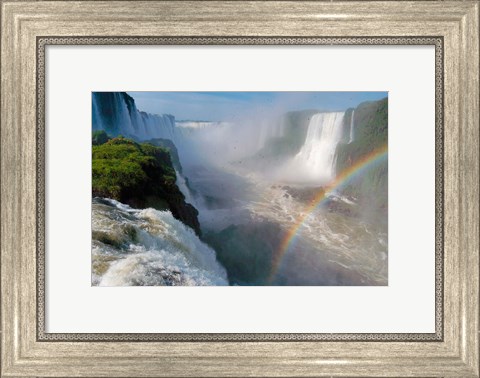 Framed Brazil, Foz do Iguacu Waterfall Print