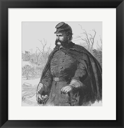 Framed Ambrose Everett Burnside Print