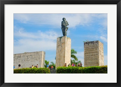 Framed Statue and gravesite of Che Guevara, Santa Clara, Cuba Print