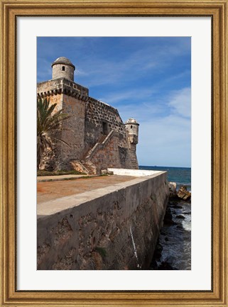 Framed Cojimar Fort, Cojimar, Cuba Print