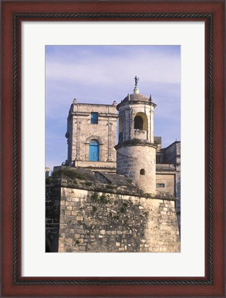 Framed Sentry Outpost, La Forteleza De San Carlos De La Cabana, Cuba Print