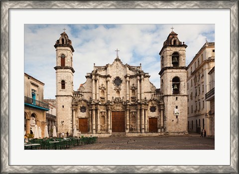 Framed Cuba, Havana, Catedral de San Cristobal Print