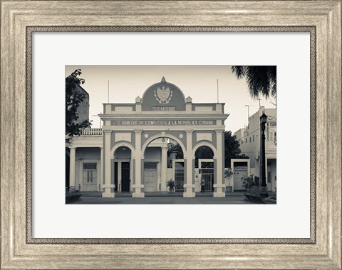 Framed Cuba, Parque Jose Marti, Arco de Triunfo Print