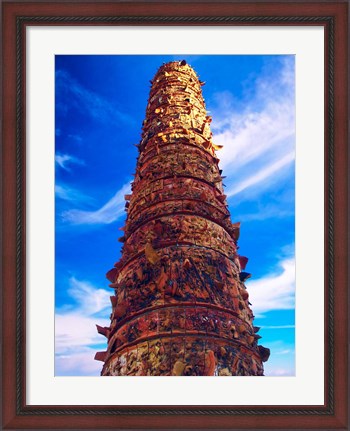 Framed View of El Totem in Plaza del Totem, San Juan, Puerto Rico, Print