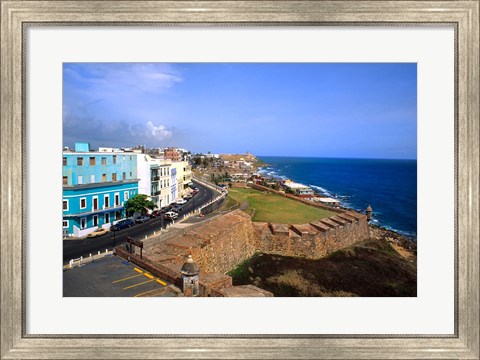 Framed Famous El Morro Castle, Old San Juan, Puerto Rico Print