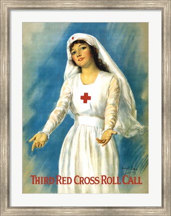 Framed Third Red Cross Roll Call Print