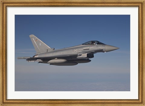 Framed Eurofighter Typhoon of the German Air Force Print