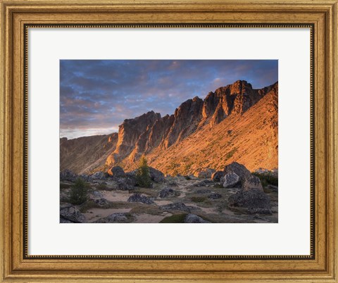 Framed British Columbia, Mt Grimface, Cathedral Park Print