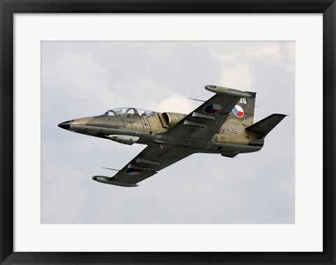 Framed Aero L-39ZA Albatros Trainer Aircraft of the Czech Air Force Print