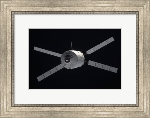 Framed Edoardo Amaldi Automated Transfer Vehicle-3 Resupply Spacecraft Print