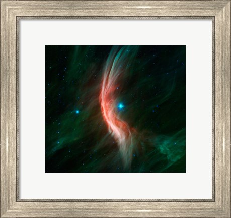 Framed Stellar Winds Flowing out From the Giant star Zeta Ophiuchi Print