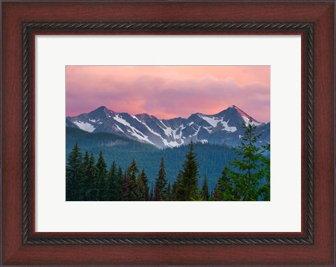 Framed Cascade Range, Manning Park, British Columbia Print