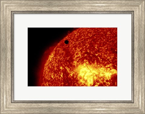 Framed 2012 Transit of Venus and the Sun Print