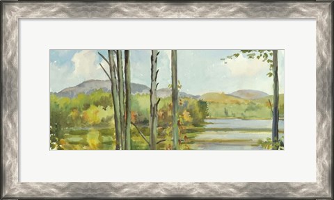 Framed Lake Study (left) Print