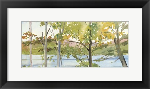 Framed Lake Study (right) Print