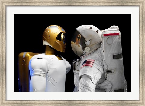 Framed Robonaut 2, a Dexterous, Humanoid Astronaut Helper Print