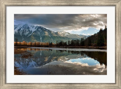 Framed Storm, Agassiz, British Columbia, Canada Print