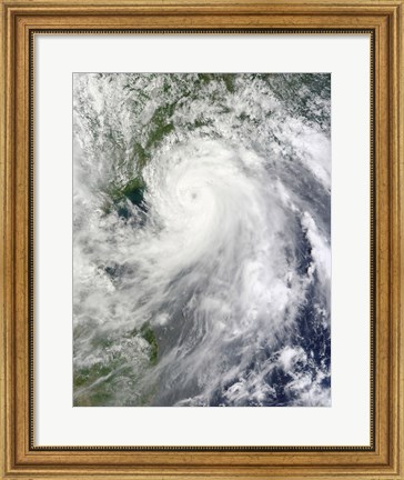 Framed Typhoon Chanthu Print