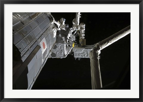 Framed robotic Arm of the Japanese Experiment Module Print