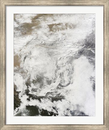 Framed Heavy Snowfall in China Print