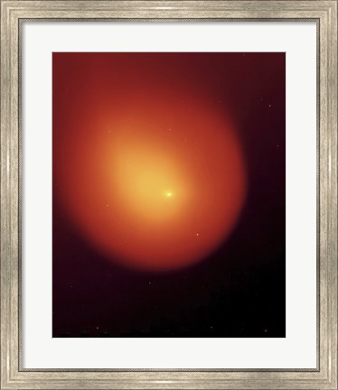 Framed Comet 17P/Holmes Print