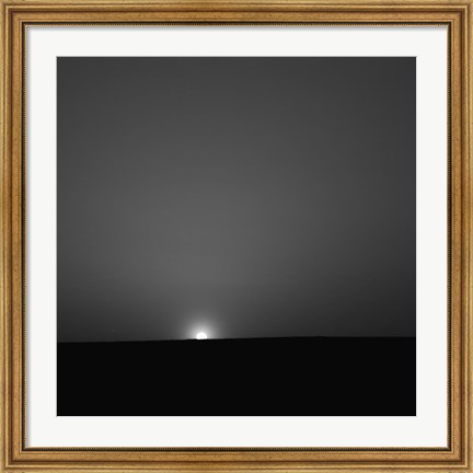 Framed Sunrise on Mars Print