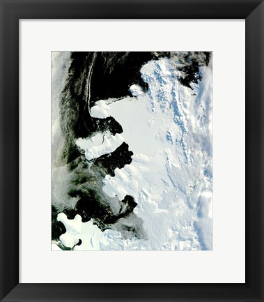 Framed Wilkins Sound, Antarctica Print