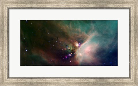 Framed Rho Ophiuchi Nebula Print