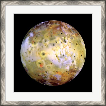 Framed Jupiter&#39;s Moon Lo II Print