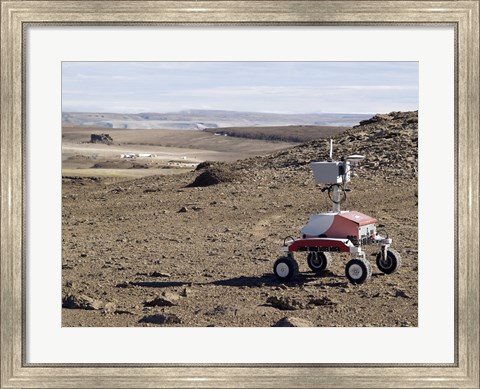 Framed K-10 Rover Red Print