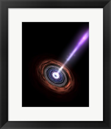 Framed Gamma Rays in Galactic Nuclei Print