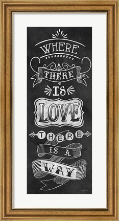 Framed Where There is Love Print