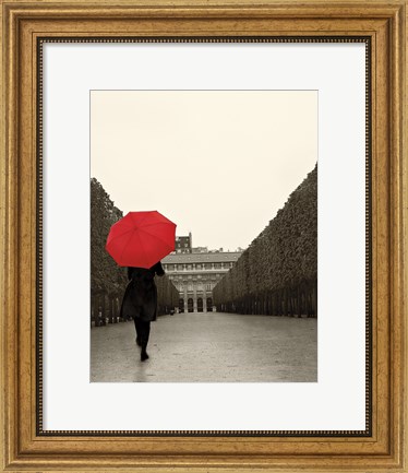 Framed Paris Stroll I Feet Print