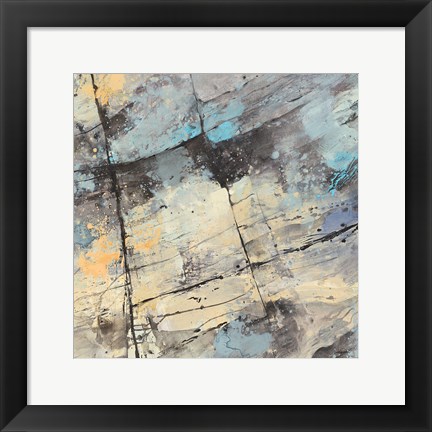 Framed Rocks Crop Print