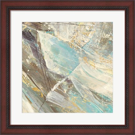 Framed Blue Water I Print