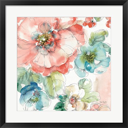 Framed Summer Bloom II Print