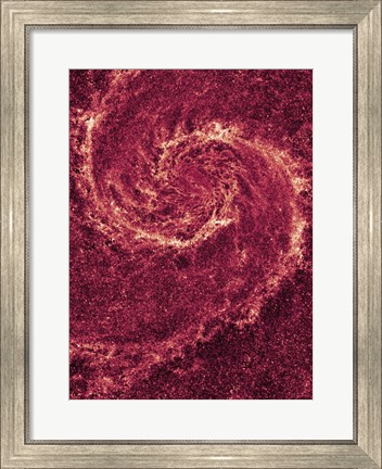 Framed Hubble NICMOS Infrared Image of M51 Print