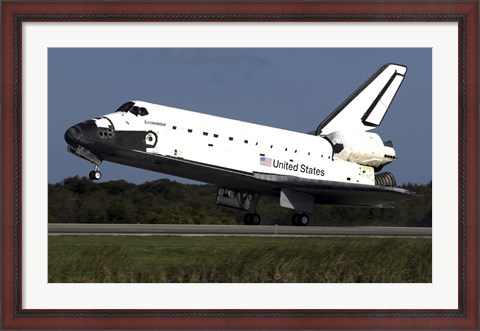 Framed Space Shuttle Endeavour 5 Print