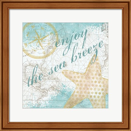 Framed Look to the Sea II Print