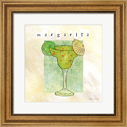 Framed Tropical Cocktails III Print