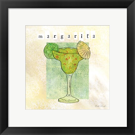 Framed Tropical Cocktails III Print