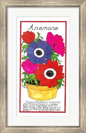 Framed Anemone Print