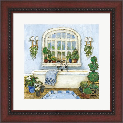 Framed Pampered Bath II Print