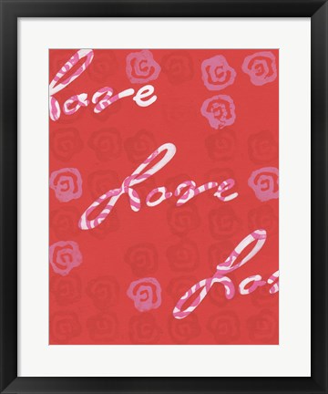 Framed Love Print