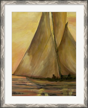 Framed Sailboat 2 Print