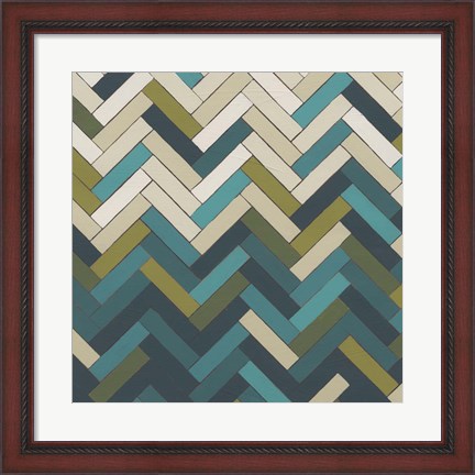 Framed Parquet Prism II Print