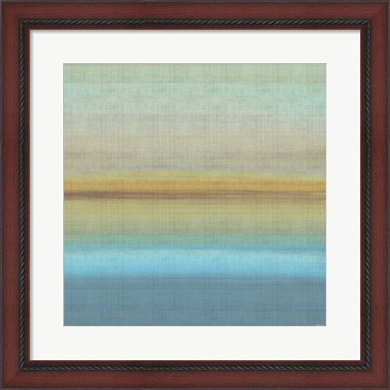 Framed Beach Layers I Print