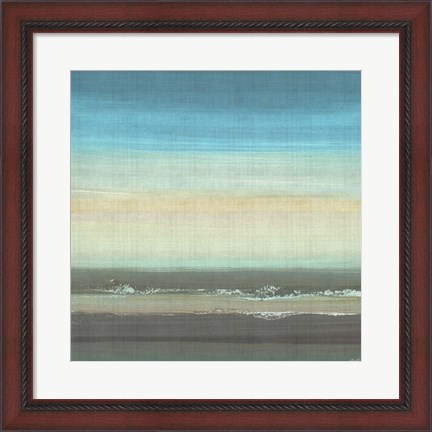 Framed Beach Layers II Print